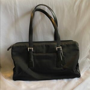 Coach Nylon Black Satchel Bag